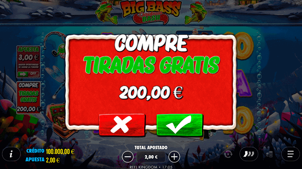 Comprar giros gratis en Big Bass Christmas Bash